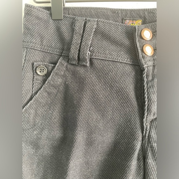 Brappers Rare Japanese Denim low rise bell bottom pinstripe corduroy pants | 26 - Picture 3 of 14